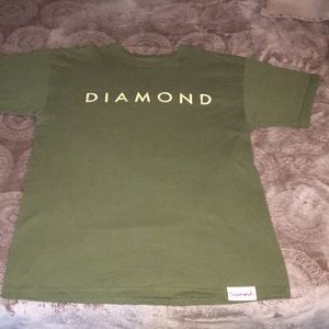 Diamond supply Co. dark green T-shirt